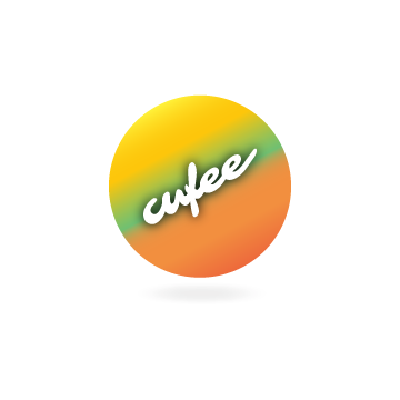 Szkic koło logo Cufee Studio Graficzne