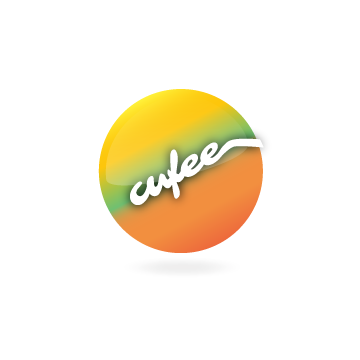 Szkic koło logo Cufee Studio Graficzne